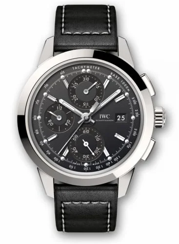IWC Ingenieur Chronograph Custom Stainless Steel / Black-Rhodium / Calf IW3808-AU (IW3808AU)